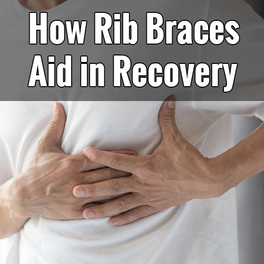 Rib Compression Wrap | Injury Belt and Chest Binder Brace for Sore, Bruised  or Broken Ribs Recovery