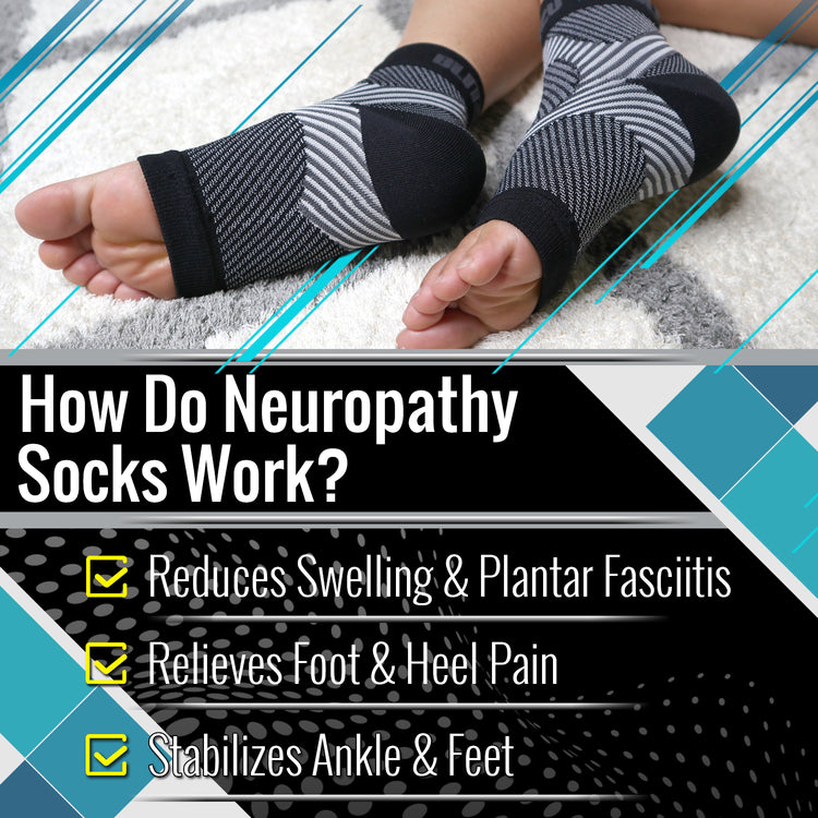 Compression Ankle Sleeves, Neuropathy Socks