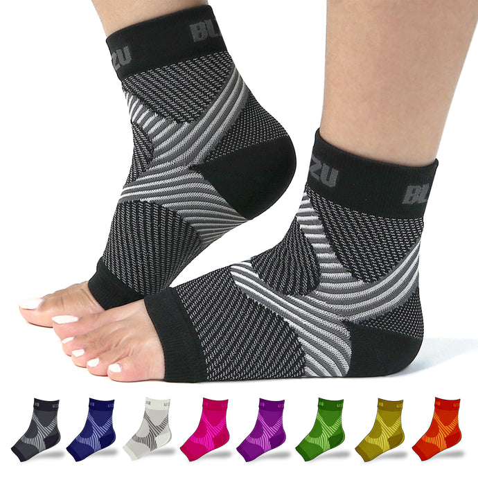 Ankle Sleeves | 15-18 mmHg Neuropathy Compression Socks | Plantar Fasciitis Socks