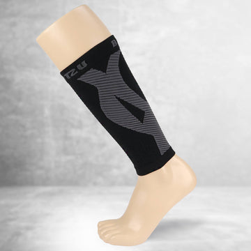Elastic Calf Support White Compression Sleeves Sport Calf Guard for Men  Women