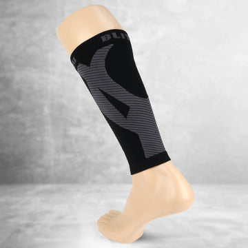 BLITZU 3 Pairs Calf Compression Sleeves for Women and Men Size L-XL, One  Black, One White, One Grey